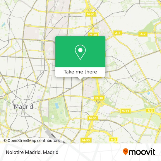 mapa Nolotire Madrid