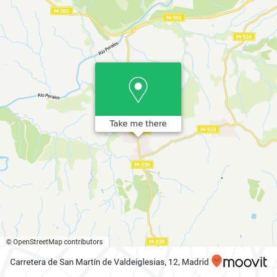 Carretera de San Martín de Valdeiglesias, 12 map