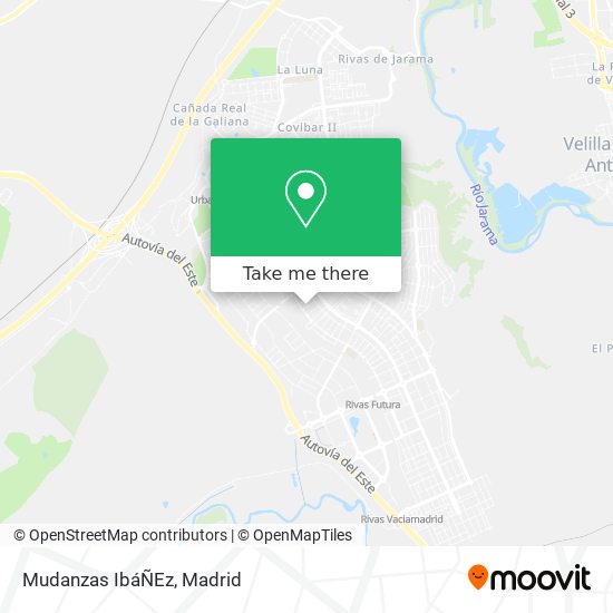 Mudanzas IbáÑEz map