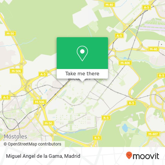 Miguel Angel de la Gama map