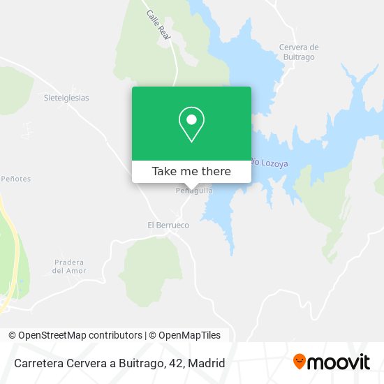 mapa Carretera Cervera a Buitrago, 42