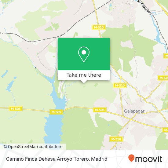 Camino Finca Dehesa Arroyo Torero map