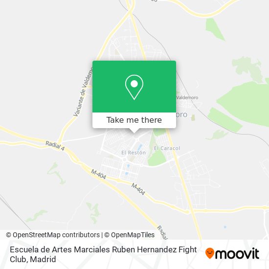 Escuela de Artes Marciales Ruben Hernandez Fight Club map