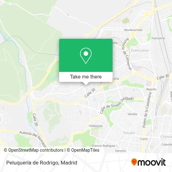 Peluquería de Rodrigo map