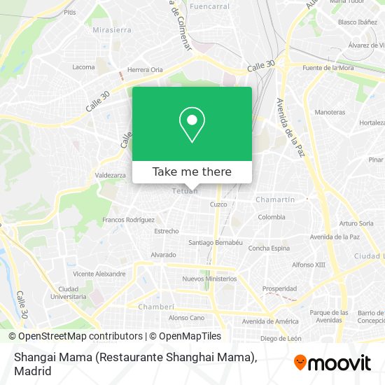 Shangai Mama (Restaurante Shanghai Mama) map