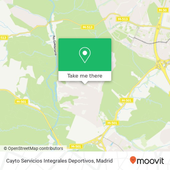 mapa Cayto Servicios Integrales Deportivos