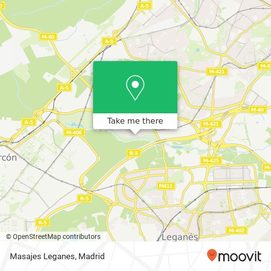 Masajes Leganes map