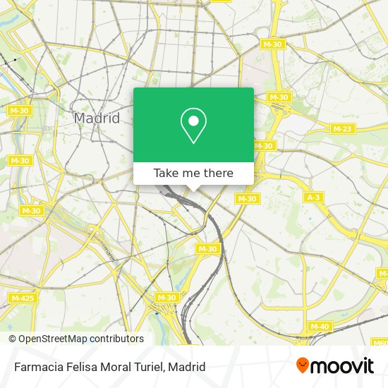 Farmacia Felisa Moral Turiel map