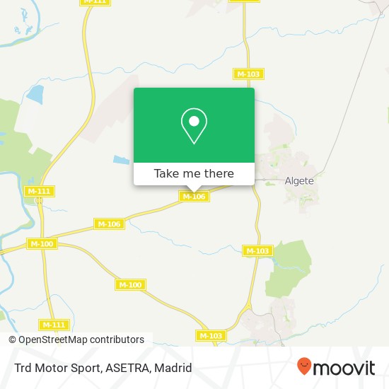 mapa Trd Motor Sport, ASETRA