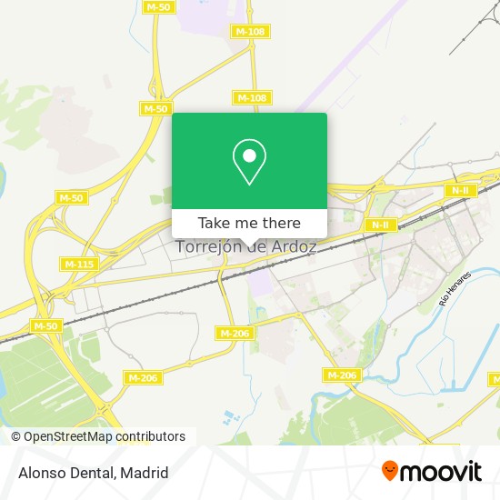 mapa Alonso Dental