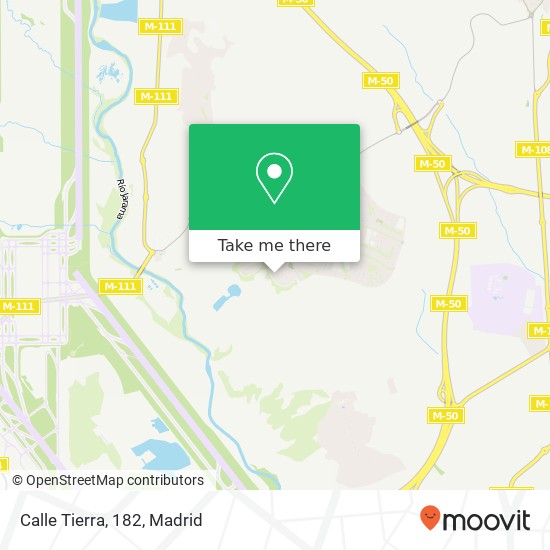 Calle Tierra, 182 map