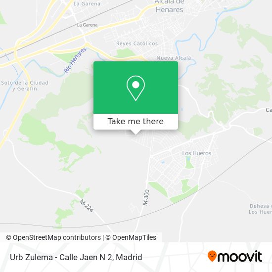 Urb Zulema - Calle Jaen N 2 map