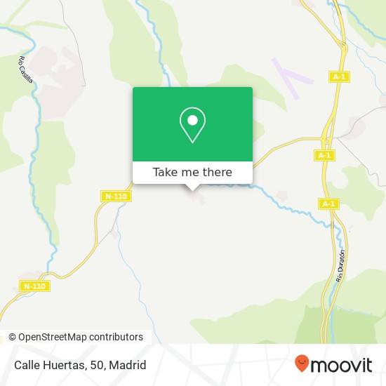 Calle Huertas, 50 map