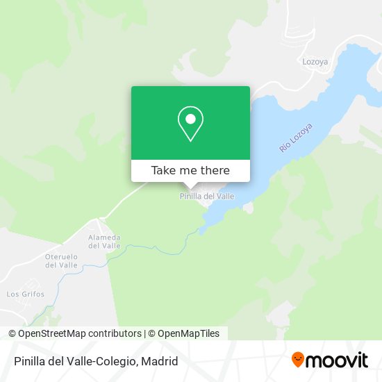 Pinilla del Valle-Colegio map