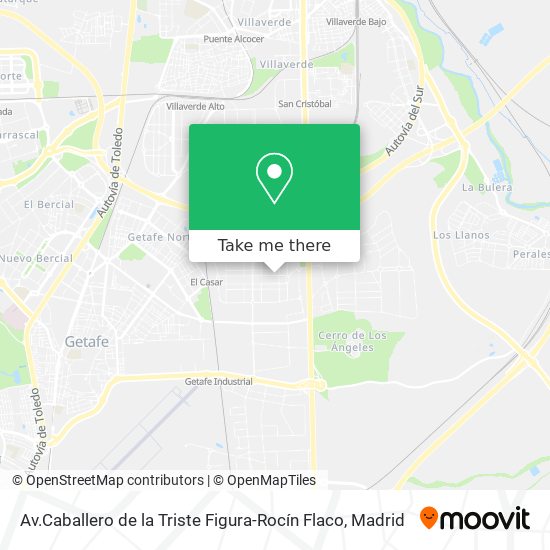 Av.Caballero de la Triste Figura-Rocín Flaco map