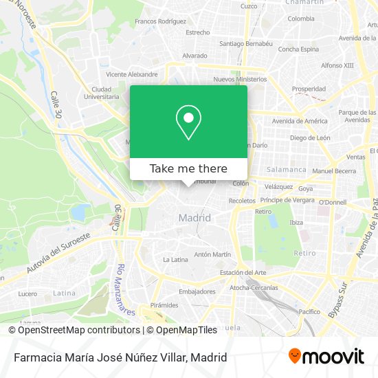 Farmacia María José Núñez Villar map