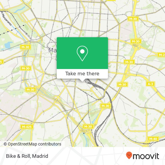 mapa Bike & Roll