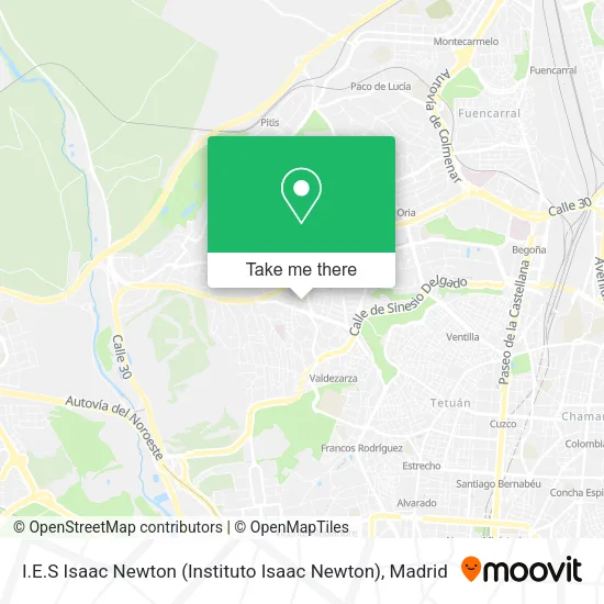 mapa I.E.S Isaac Newton (Instituto Isaac Newton)