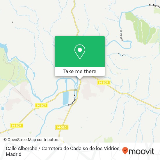 Calle Alberche / Carretera de Cadalso de los Vidrios map