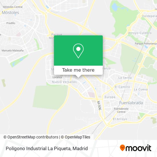 Polígono Industrial La Piqueta map
