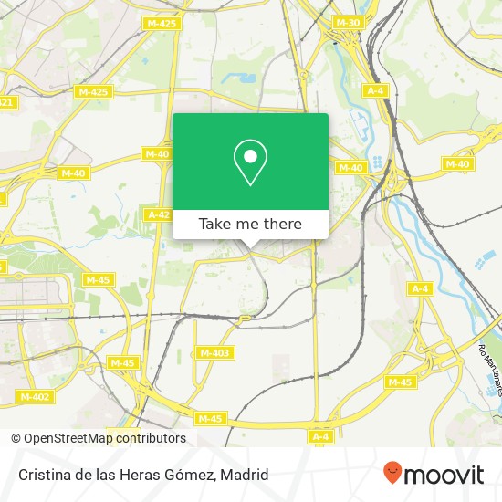 Cristina de las Heras Gómez map