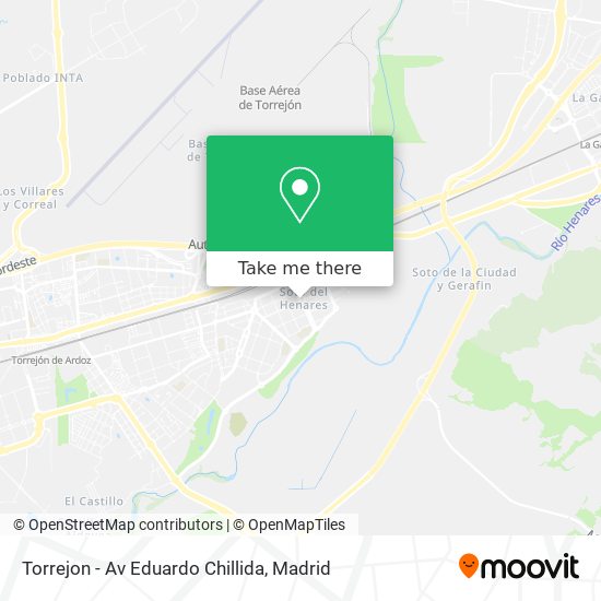 Torrejon - Av Eduardo Chillida map