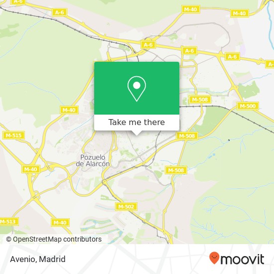 Avenio map