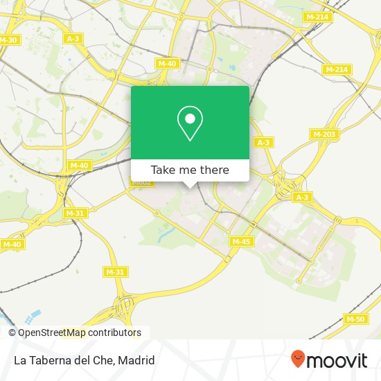 La Taberna del Che map