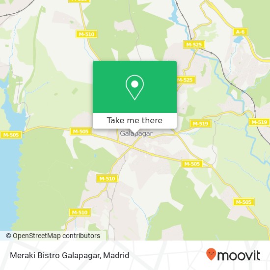 Meraki Bistro Galapagar map