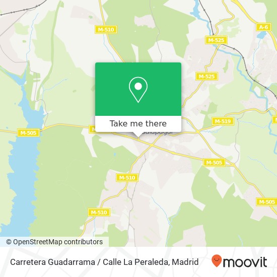 Carretera Guadarrama / Calle La Peraleda map