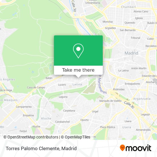 Torres Palomo Clemente map