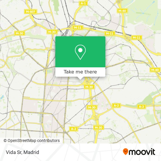 Vida Sr map