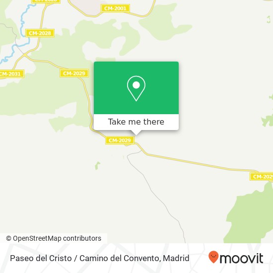 Paseo del Cristo / Camino del Convento map