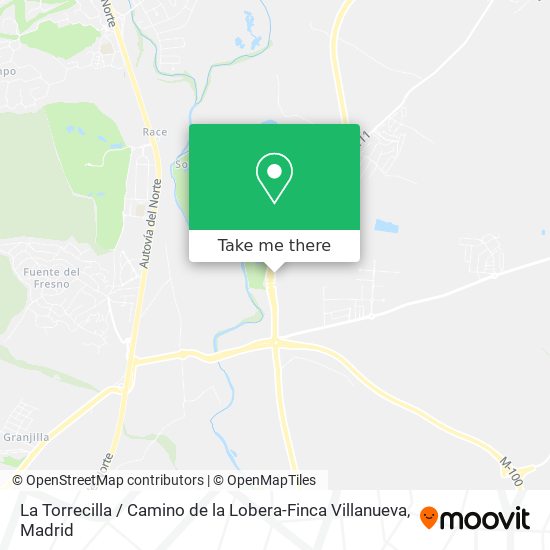 La Torrecilla / Camino de la Lobera-Finca Villanueva map