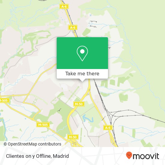 Clientes on y Offline map