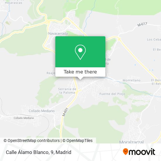 Calle Álamo Blanco, 9 map