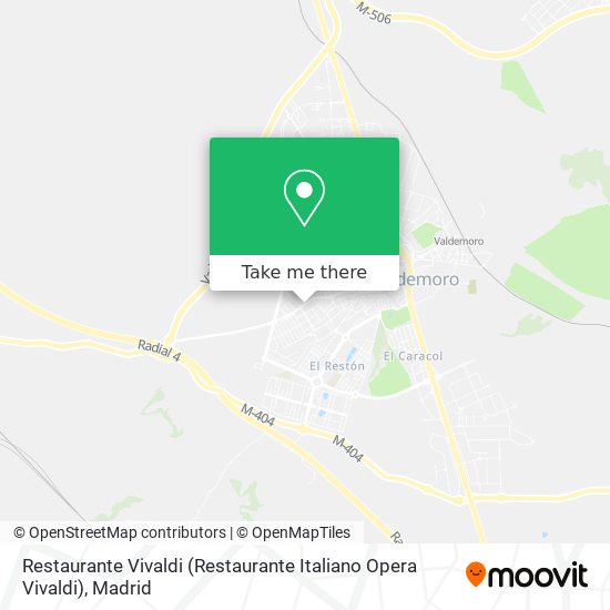 Restaurante Vivaldi (Restaurante Italiano Opera Vivaldi) map