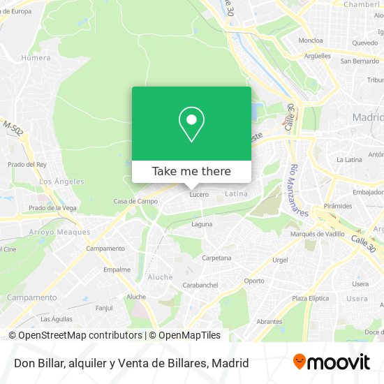 Don Billar, alquiler y Venta de Billares map