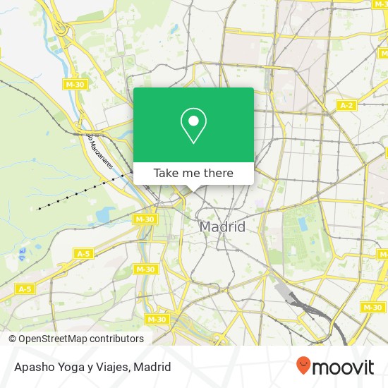 mapa Apasho Yoga y Viajes