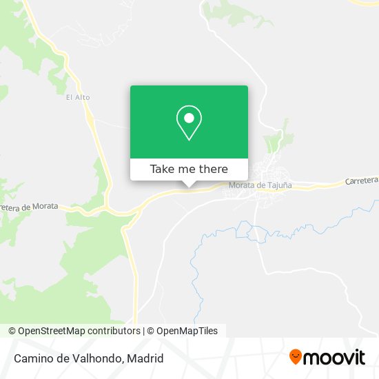 Camino de Valhondo map