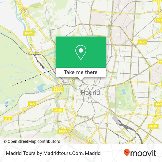 Madrid Tours by Madridtours.Com map