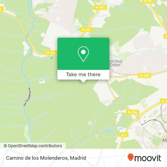 Camino de los Molenderos map