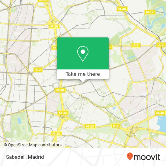 Sabadell map