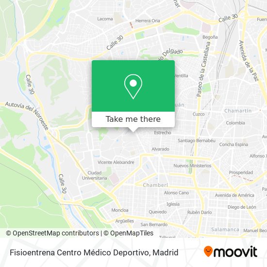 Fisioentrena Centro Médico Deportivo map
