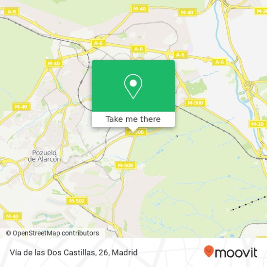 Vía de las Dos Castillas, 26 map