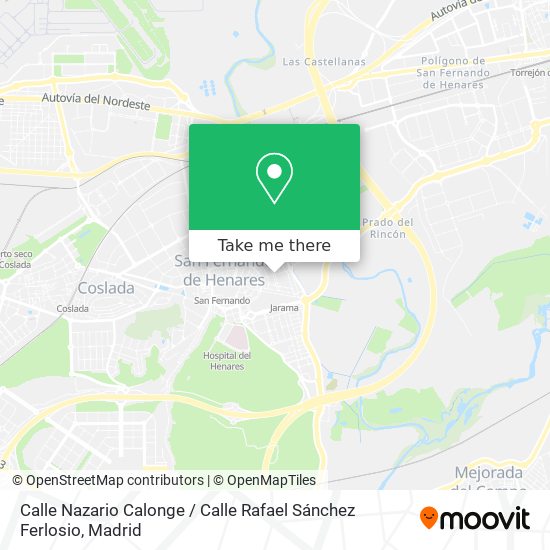 Calle Nazario Calonge / Calle Rafael Sánchez Ferlosio map