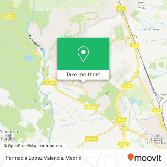 mapa Farmacia Lopez Valencia