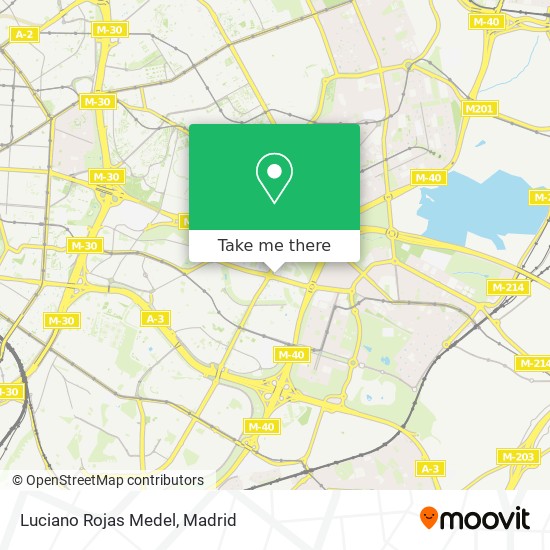 Luciano Rojas Medel map