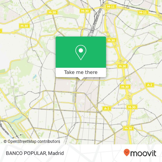 BANCO POPULAR map