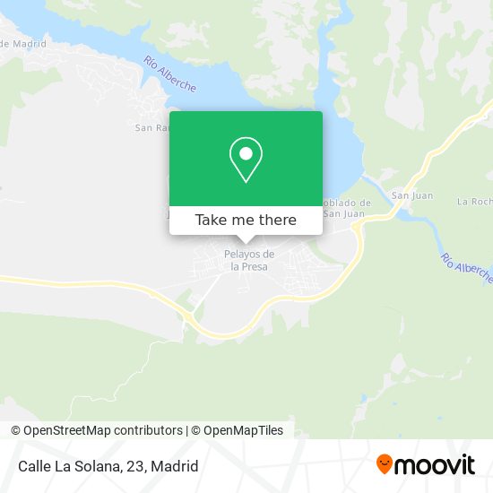 Calle La Solana, 23 map